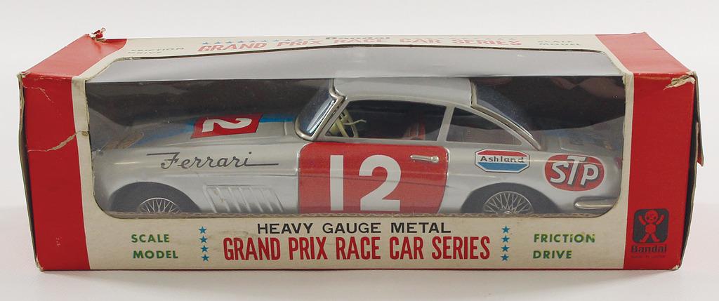 FERRARI / BANDAI model car Ferrari 410 "S.A. RALLEY MONTECARLO", tin model 1968, manufacturer (1 of 1)