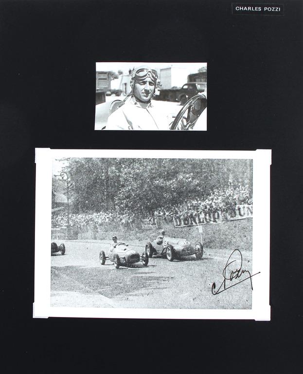 Charles Pozzi autographed B/W photo (photo print '90s), 13x18cm German Description Charles Pozzi: Charles Pozzi autographed B/W photo (photo print '90s), 13x18cm German Description Charles Pozzi Handsignierte s/w Aufnahme (Abzug 90er Jahre), 13x18cm