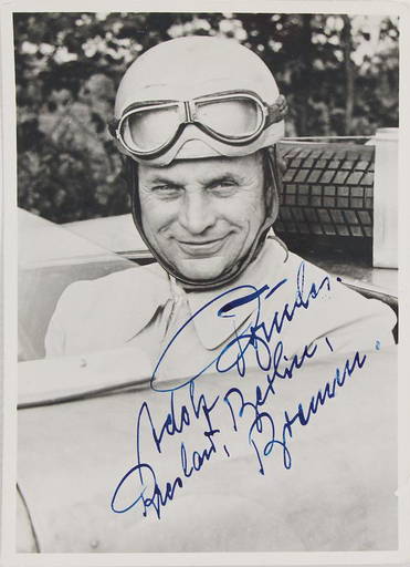 Adolf Brudes Autographed Factory Photo Postcard 15x11cm