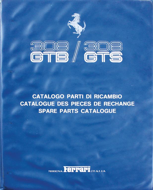 Ferrai spare parts catalog, Ferrari 308 GTB/GTS, 1977, Italian text   German Description  Ferrai (1 of 1)