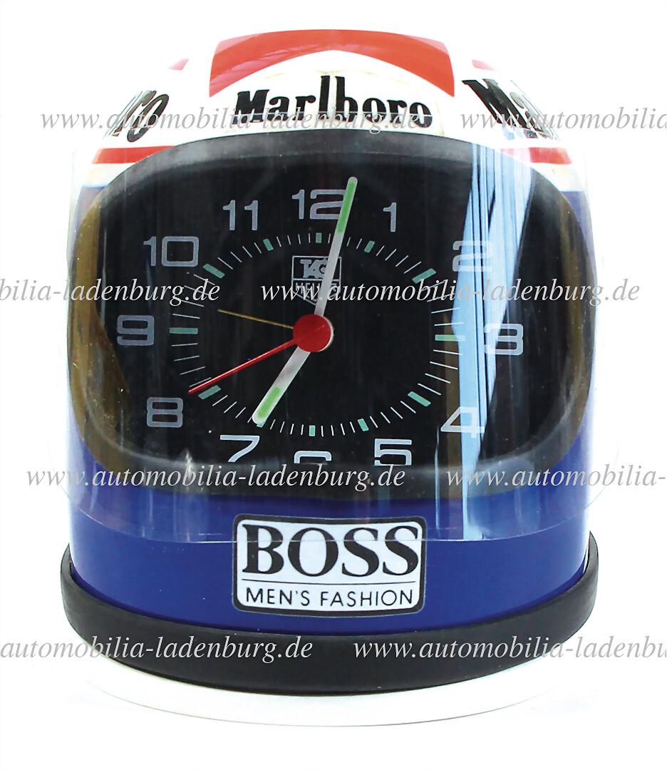 TAG HEUER / ALAIN PROST helmet clock Alain Prost by TAG Heuer   German Description  TAG HEUER / (1 of 2)