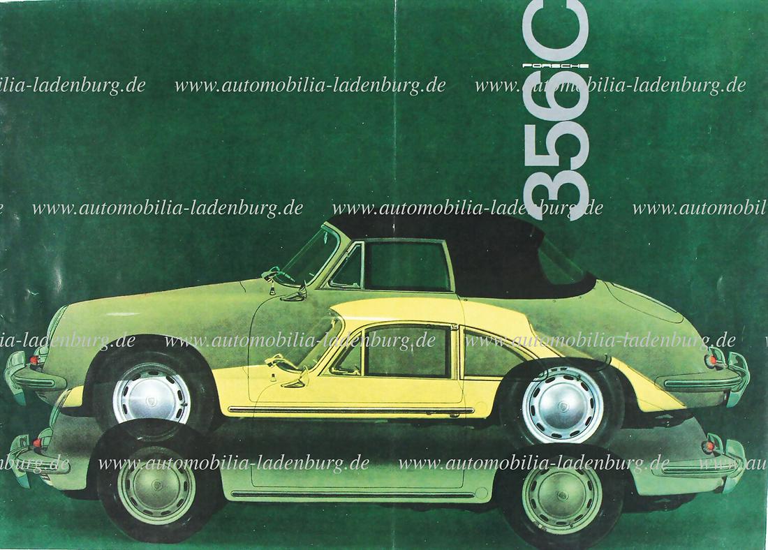PORSCHE 1965, sales catalog Porsche 356C, 12 pages, French text, good condition German Description: PORSCHE 1965, sales catalog Porsche 356C, 12 pages, French text, good condition German Description PORSCHE 1965, Verkaufskatalog Porsche 356C, 12 Seiten, franz. Text, guter Zustand