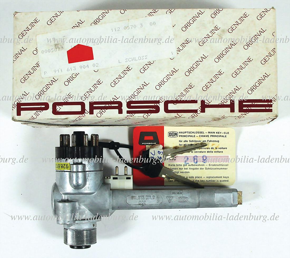 PORSCHE ignition lock for Porsche 911/993 Carrera 2 Coupe, (911.613.904.02), with 2 keys, NOS: PORSCHE ignition lock for Porsche 911/993 Carrera 2 Coupe, (911.613.904.02), with 2 keys, NOS German Description PORSCHE Zündschloss für Porsche 911/993 Carrera 2 Coupe, (911.613.904.02), in
