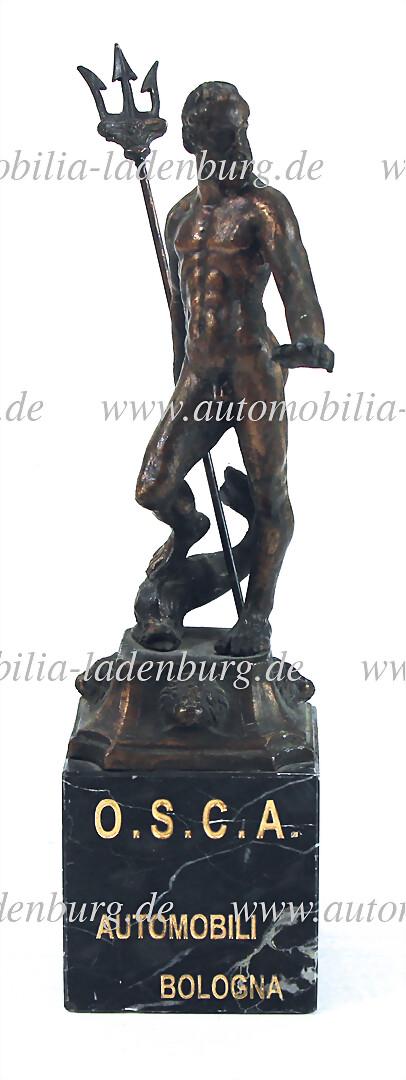 OSCA trophy/bronze trophy in neoclassical style "Poseidon" on a marble base, with engraving (1 of 1)