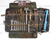 FERRARI complete toolbag for Ferrari 250 "Outside Plug", with all in all 21 tools, very rare