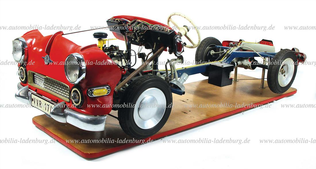 driving school model VVR 170, 50x130cm, fixed of a wood base, model shows different operating (1 of 1)