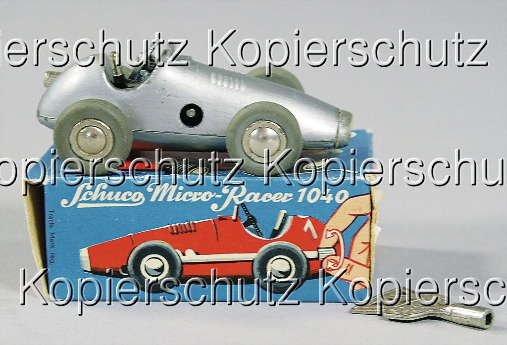 Schuco Micro Racer (No. 1040), in original box: Schuco Micro Racer (No. 1040), in original box German: Schuco Micro Racer (Nr. 1040), im Originalkarton Italian: Schuco Micro Racer (n. 1040), in cartone originale
