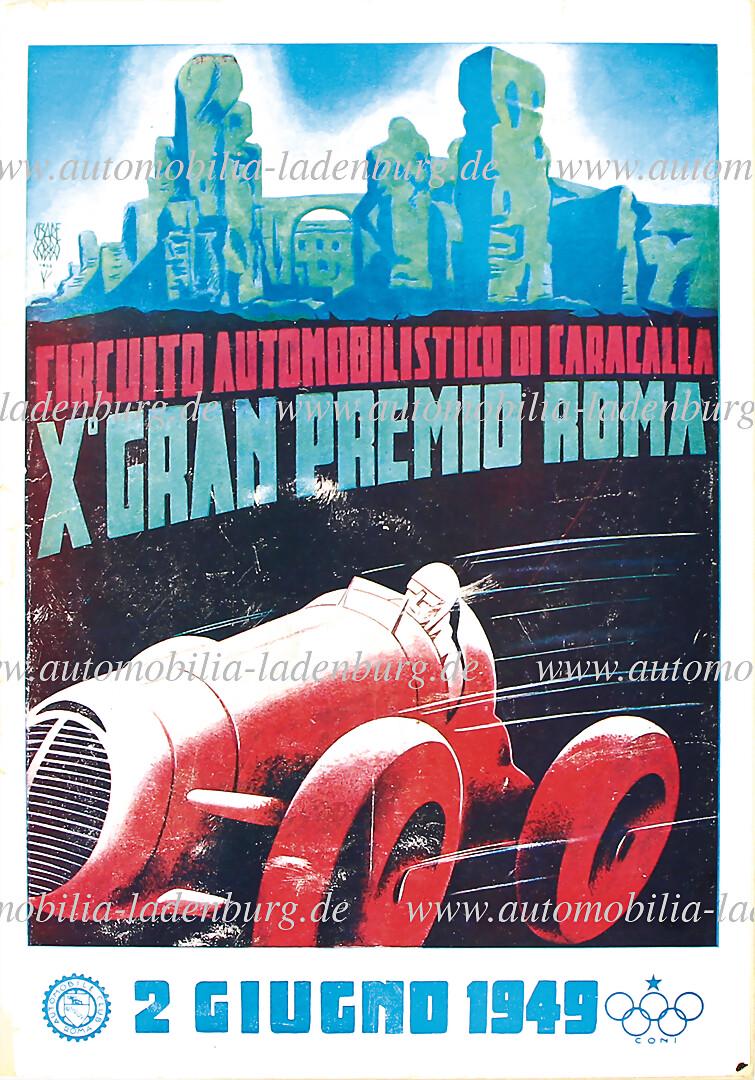 1949, race programme Circuito Automobilistico di Caracalla X. Gran Premio Roma 02.Juni.1949, 36 (1 of 1)