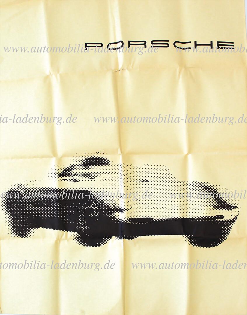 PORSCHE c. 1958, racing poster design with Porsche 550 RS Spyder, 85xd59cm, with traces of folding, (1 of 1)
