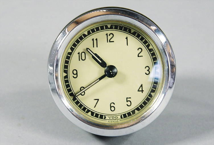 Vdo/kienzle Car Clock, Manual Winding, 8 Days Clo