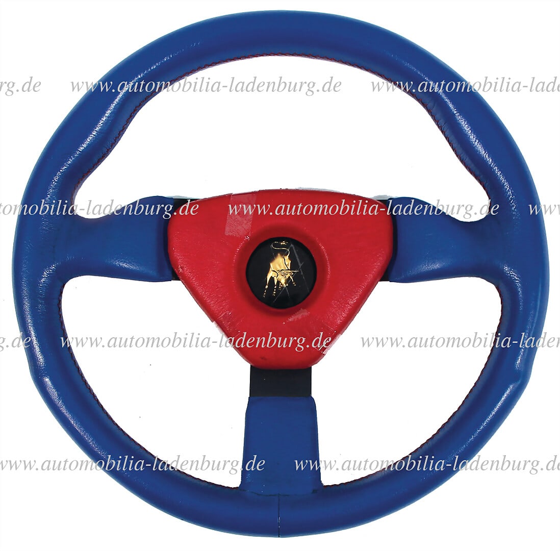LAMBORGHINI sport steering wheel for Lamborghini Jalpa (#12419), good condition   German Description (1 of 2)
