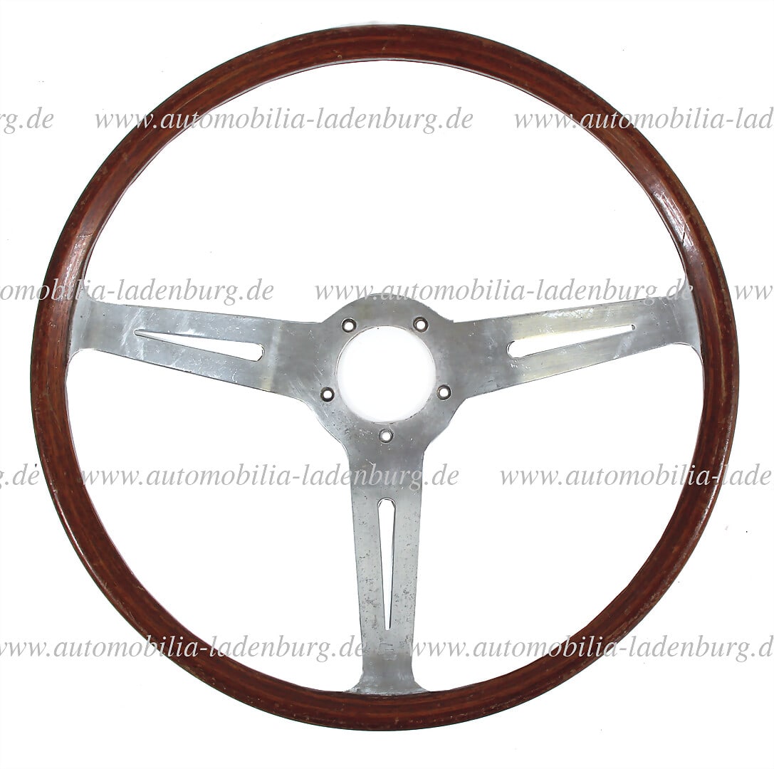 PORSCHE / LES LESTON wood steering wheel for Porsche 904, with a diameter of 39cm (part number:: PORSCHE / LES LESTON wood steering wheel for Porsche 904, with a diameter of 39cm (part number: 904.347.081.03), manufacturer "Les Leston", - wood has partially scratches on the surface, otherwise goo