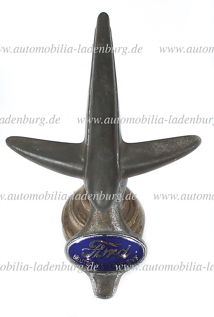 FORD Ford radiator mascot with emblem (13x14cm) German Description FORD Ford Kühlerfigur mit: FORD Ford radiator mascot with emblem (13x14cm) German Description FORD Ford Kühlerfigur mit Emblem (13x14cm)