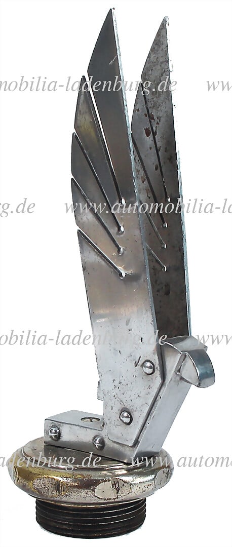 VOISIN c. 1923, radiator mascot "Cocotte", on a screwing, height: 27cm, good original condition (1 of 1)