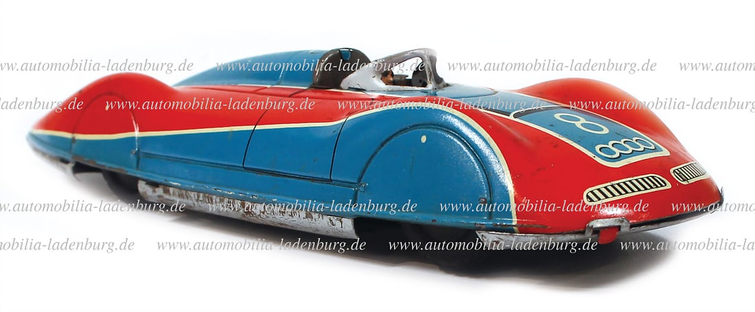 DISTLER Distler tin model Auto Union racing car, good condition   German Description  DISTLER (1 of 1)