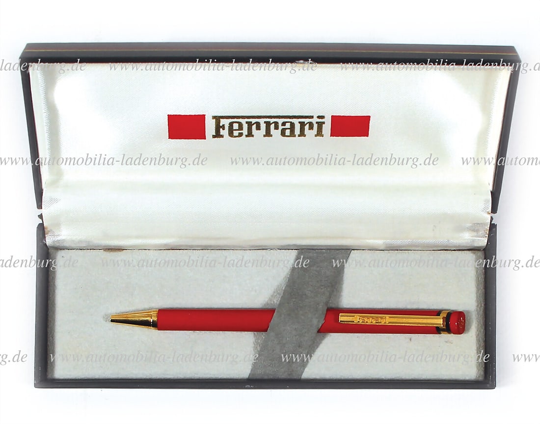 FERRARI Ferrari Formula ballpoint pen, with case, good condition   German Description  FERRARI (1 of 1)