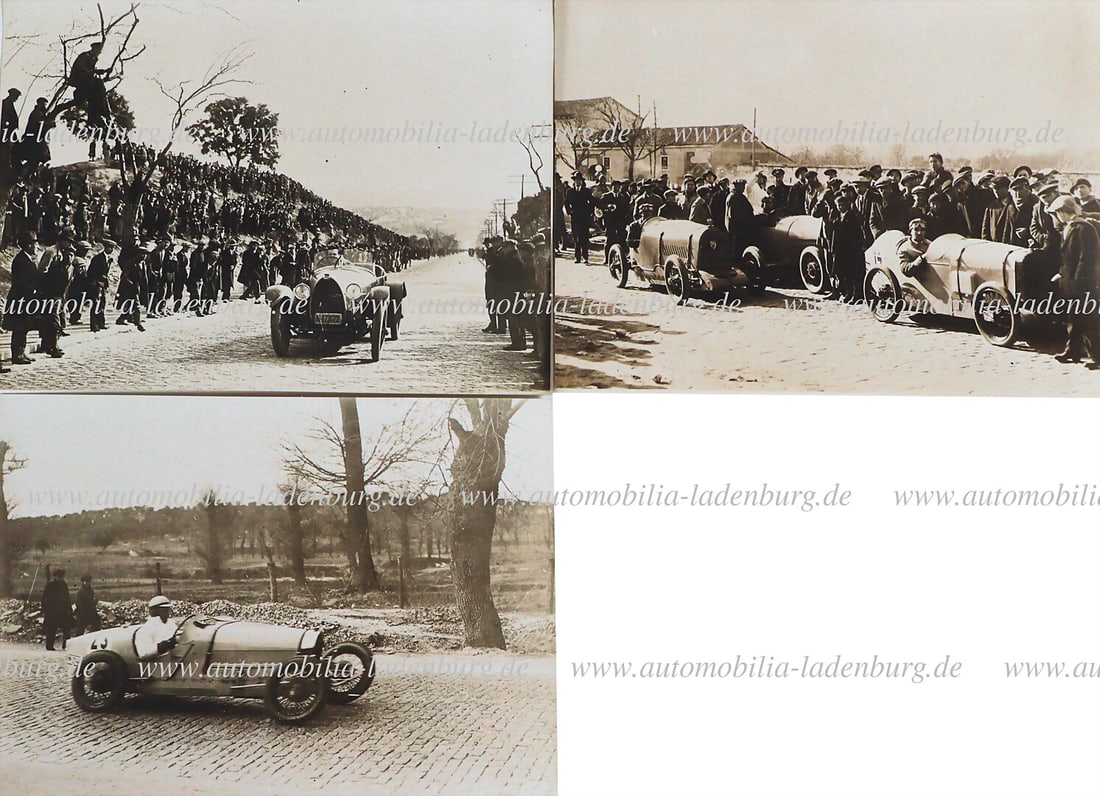 Mixed lot of 3 original b/w photographs (Alex Stöcker 1896-1962), mountain race "Cuesta de las (1 of 2)