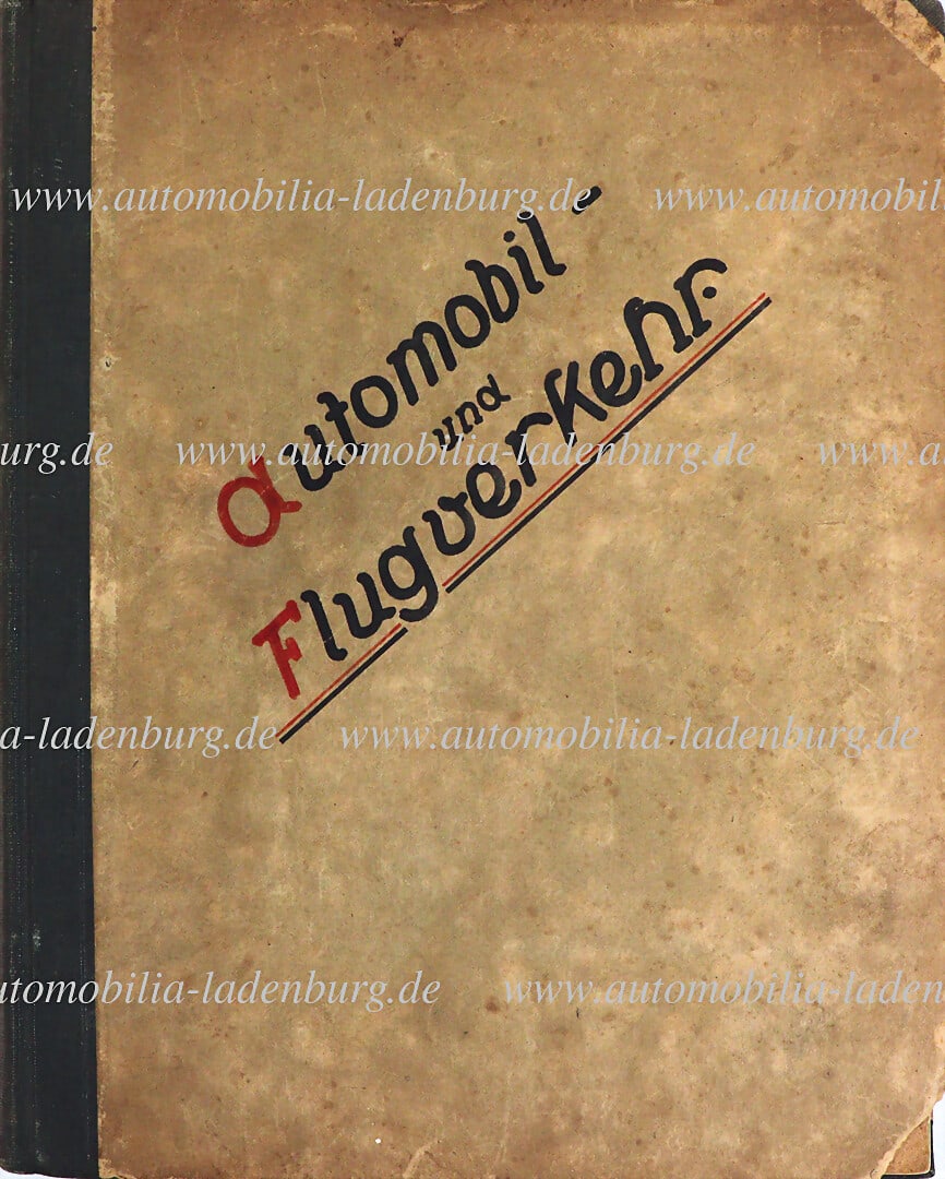 AUTOMOBILE - MOTORCYCLE AND AIR TRAFFIC Volume 1924, magazine Automobil - Motorrad und Flugverkehr, (1 of 1)