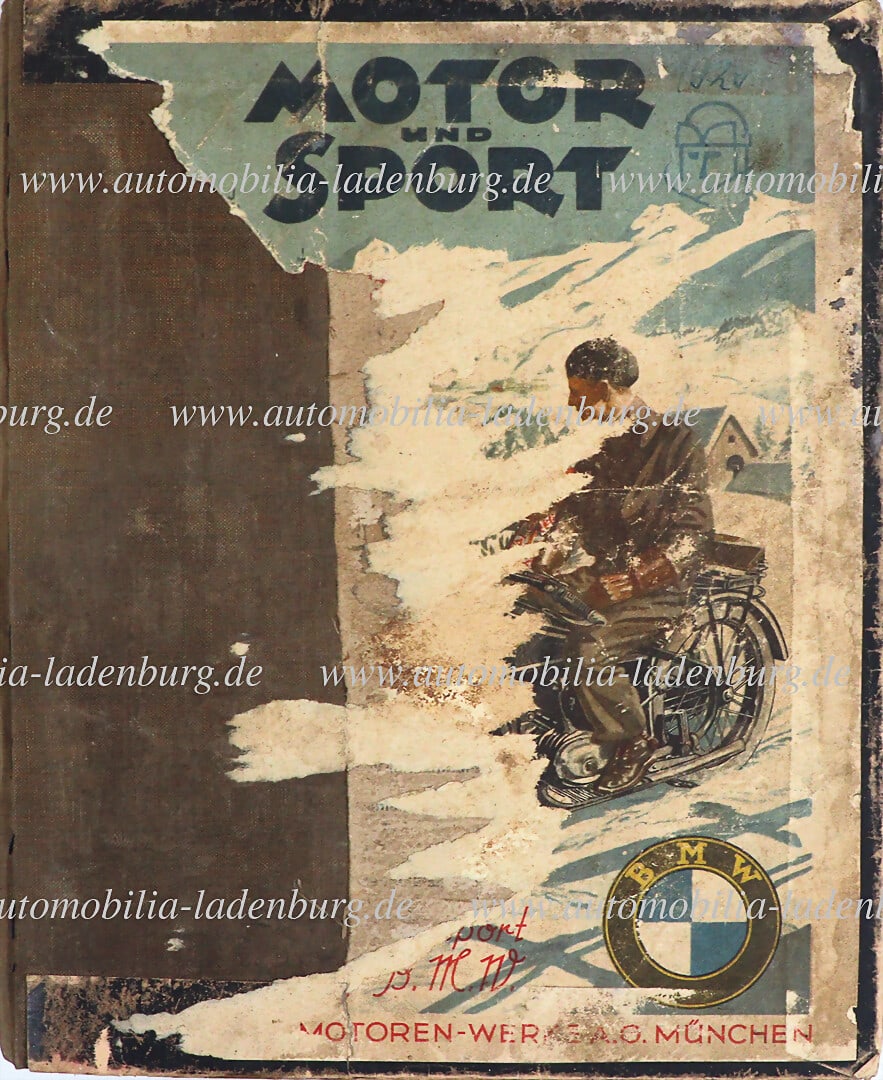 MOTOR & SPORT Volume 1929, bound, magazine "Motor & Sport", issues no.1, 2, 3, 4, 5, 6, 7, 8, 9, 10, (1 of 1)