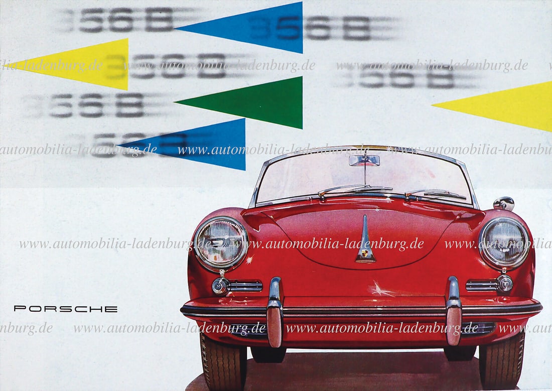 PORSCHE 1960, sales brochure Porsche 356B Coupe / Hardtop / Cabriolet / Roadster, 8 pages French: PORSCHE 1960, sales brochure Porsche 356B Coupe / Hardtop / Cabriolet / Roadster, 8 pages French text, (W22f 10M 10.60 Gl.), good condition German Description PORSCHE 1960, Verkaufsprospekt Porsche 35