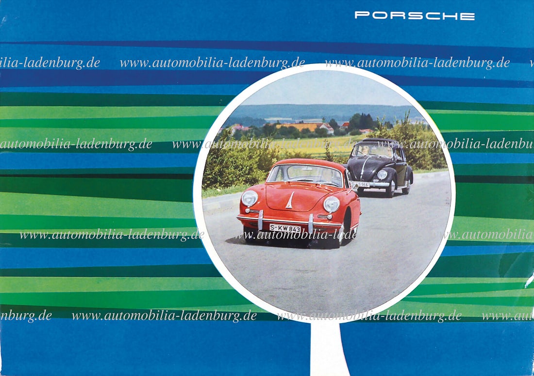 PORSCHE 1962, sales brochure Porsche 356B Coupe / Hardtop / Cabriolet, 22 pages English text, (W21e (1 of 1)