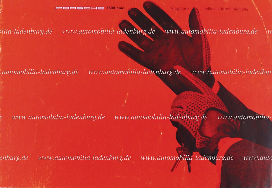PORSCHE 1963, folding brochure Porsche 356C "Viaggiare nella sua forma piu bella" Coupe/ Cabriolet/: PORSCHE 1963, folding brochure Porsche 356C "Viaggiare nella sua forma piu bella" Coupe/ Cabriolet/ Hardtop, (W22i 10.63 G), 12 pages Italian text, with traces of usage German Description PORSCHE 1963