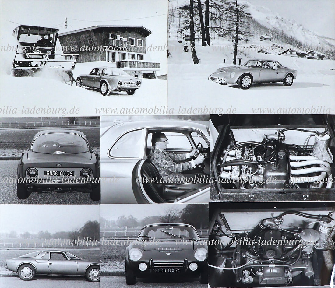 MATRA Collection of 8 original b/w photos / press photos Matra DJet 5, various formats German (1 of 2)