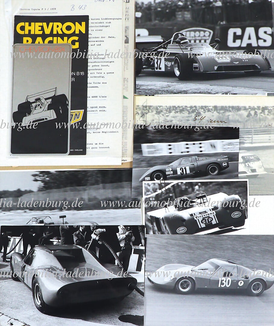 CHEVRON Hanging file with 28 original b/w, as well as sales brochures, press releases and newspaper (1 of 1)
