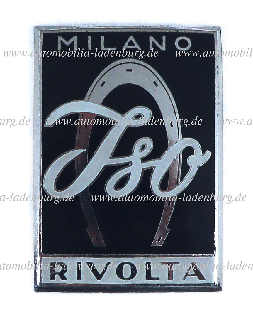 ISO RIVOLTA original hood emblem, early version, NOS German Description ISO RIVOLTA original (1 of 1)