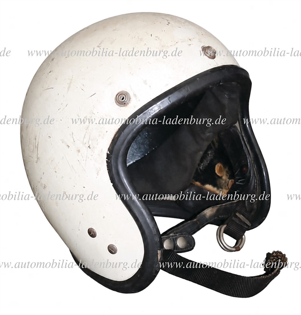 JOAKIM BONNIER Original crash helmet by Joakim Bonnier, racing season 1966, worn among others at the (1 of 8)