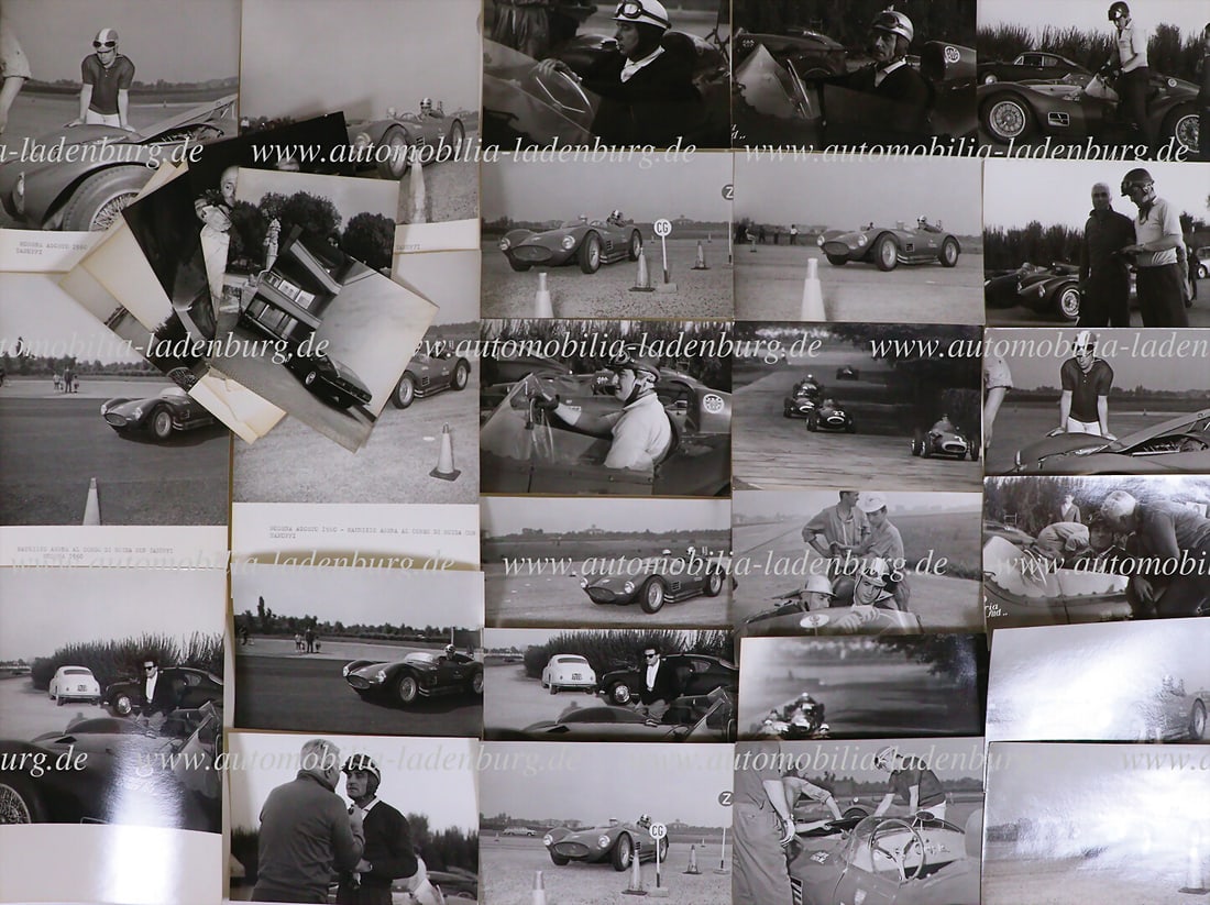 MASERATI Collection of 31 original b/w photographs of Maserati, e.g. Maserati 3500GT advertising (1 of 1)
