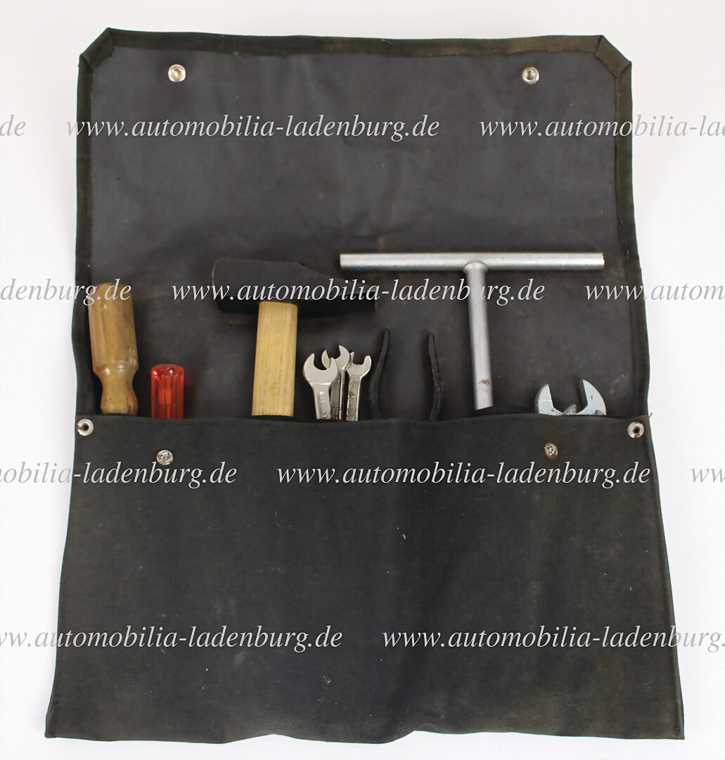 LAMBORGHINI Lamborghini Espada tool bag, with 10 tools German Description LAMBORGHINI (1 of 4)