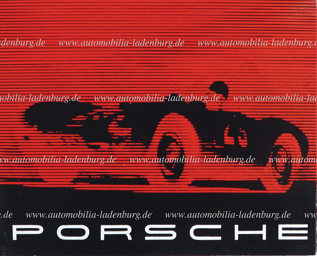 PORSCHE 1960, folding brochure Porsche 356 B, Coupe, Cabriolet/Hardtop, Roadster 1600, 1600 S and (1 of 1)