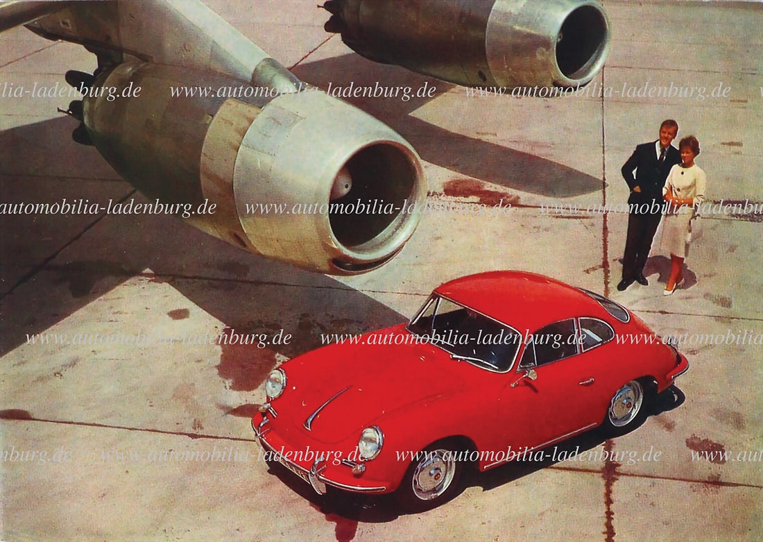 PORSCHE 1962, folding brochure "Fine Craftsmanship - New Details on Model 1962" (W196), 4 pages (1 of 1)