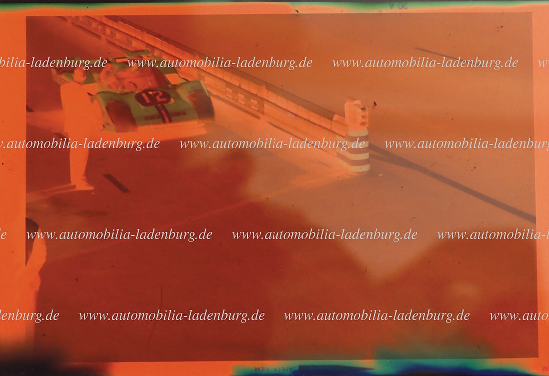 FERRARI Le Mans 1971, original color negative, the Ferrari 512M (#1020) by Sam Posey / Tony (1 of 1)