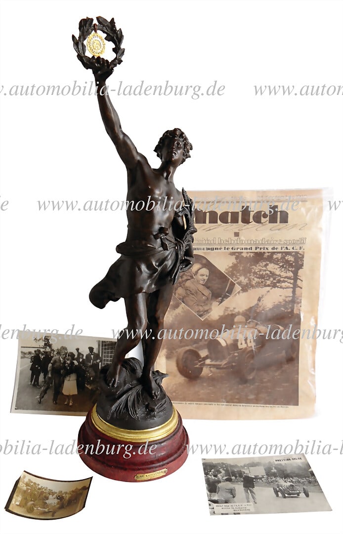 GRAND PRIX ACF TROPHY 1930 1930, lot from the estate of Philippe Etancelin, including winner's (1 of 7)