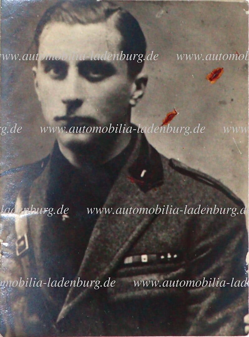 MILLE MIGLIA 1929, signed portrait photo, Parravicini (Fiat 508S) this photo was used for the (1 of 2)