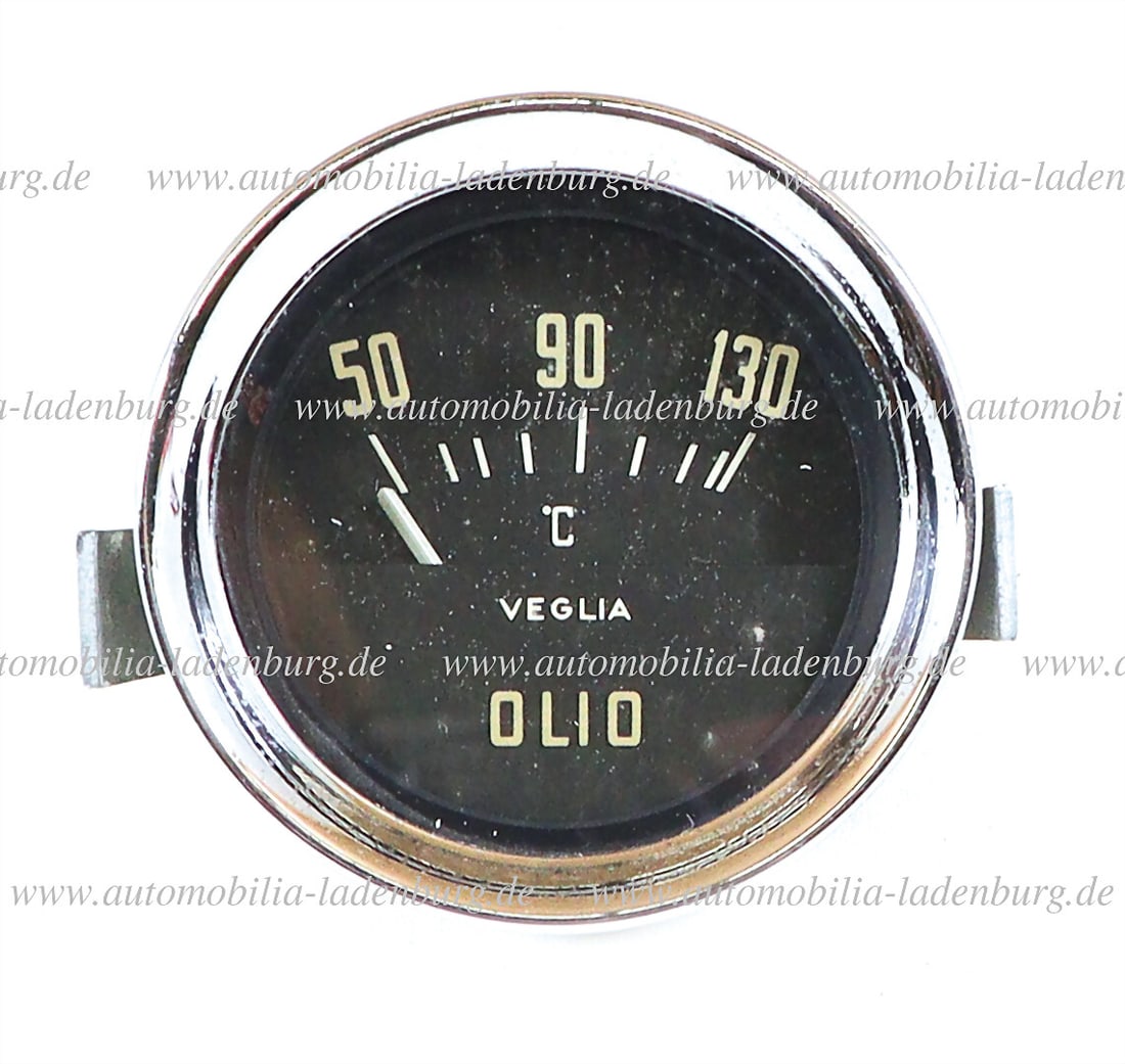 FERRARI Oil temperature gauge for Ferrari 250 GT, manufacturer Veglia, stamped "65:3403 78", good: FERRARI Oil temperature gauge for Ferrari 250 GT, manufacturer Veglia, stamped "65:3403 78", good used condition German Description FERRARI Öltemperaturanzeige für Ferrari 250 GT, Hersteller
