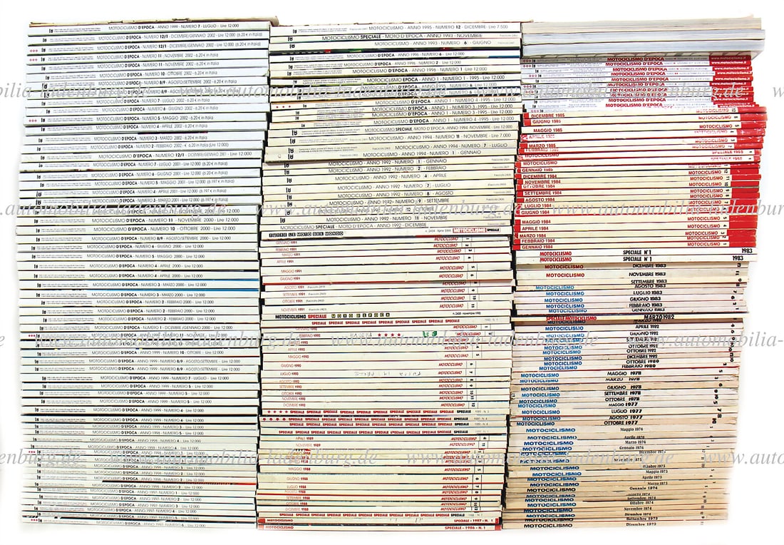 MOTOCICLISMO Large mixed lot of over 200 issues of the magazine Motociclismo/ Motociclismo d`Epoca , (1 of 1)