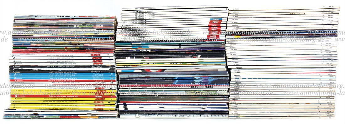 LA MOTO mixed lot of over 140 items, among them over 85 issues of the magazine "La Moto" from (1 of 1)