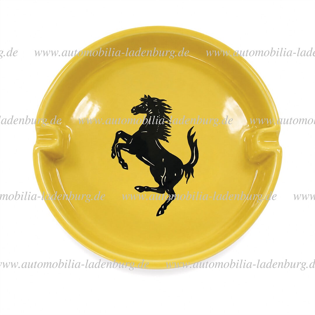 FERRARI Ferrari "Flavia Italia" ashtray, diameter 23.5 cm German Description FERRARI Aschenbecher (1 of 3)