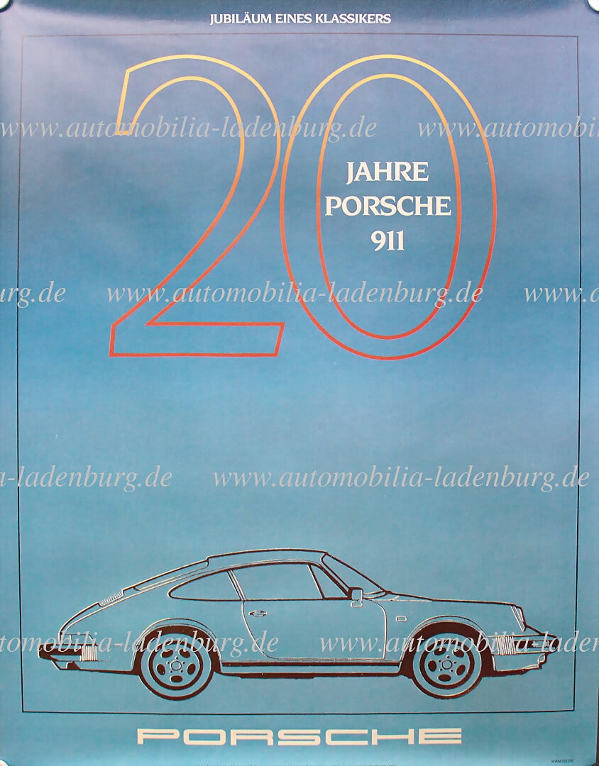 PORSCHE mixed lot of 5 advertising posters including 4x family tree Porsche road cars and racing (1 of 5)