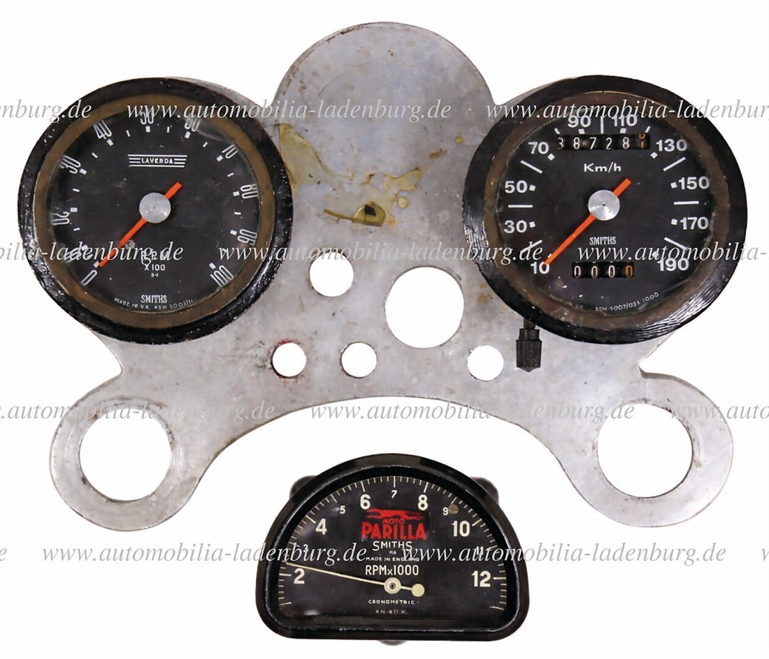 SMITHS mixed lot of 2 pieces, including Moto Parilla rev counter by Smiths, rare, signs of wear (1 of 5)