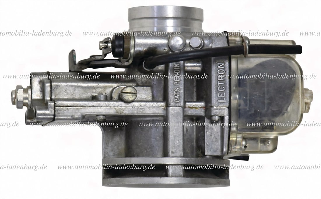 LECTRON Lectron Powerjet carburetor for motorcycles, no part no. to be found, marked 36, used: LECTRON Lectron Powerjet carburetor for motorcycles, no part no. to be found, marked 36, used condition, approx. 1 cm. Tear on the housing German Description LECTRON Lectron Powerjet Vergaser für