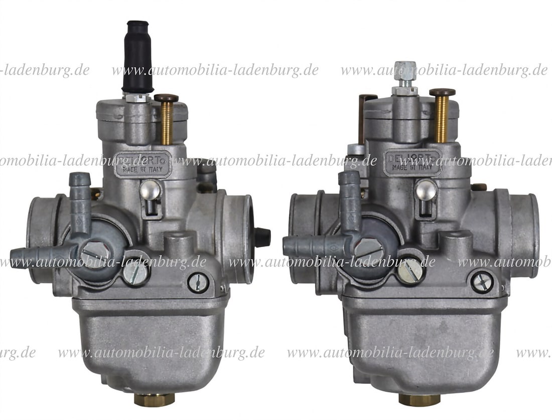 DELLORTO 2-piece set of Dell`Orto 2-stroke carburetors for motorcycles, both "PHBL 24 BD", optically: DELLORTO 2-piece set of Dell`Orto 2-stroke carburetors for motorcycles, both "PHBL 24 BD", optically as good as new condition German Description DELLORTO Konvolut 2 tlg. Dell`Orto 2 Takt Vergaser f