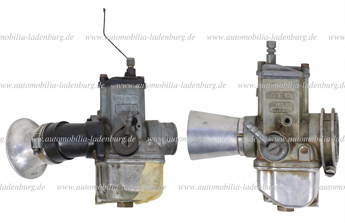 DELLORTO mixed lot of 2 pcs. Dell`Orto carburetors for motorcycles, including "VHBZ 26 FS" with (1 of 3)