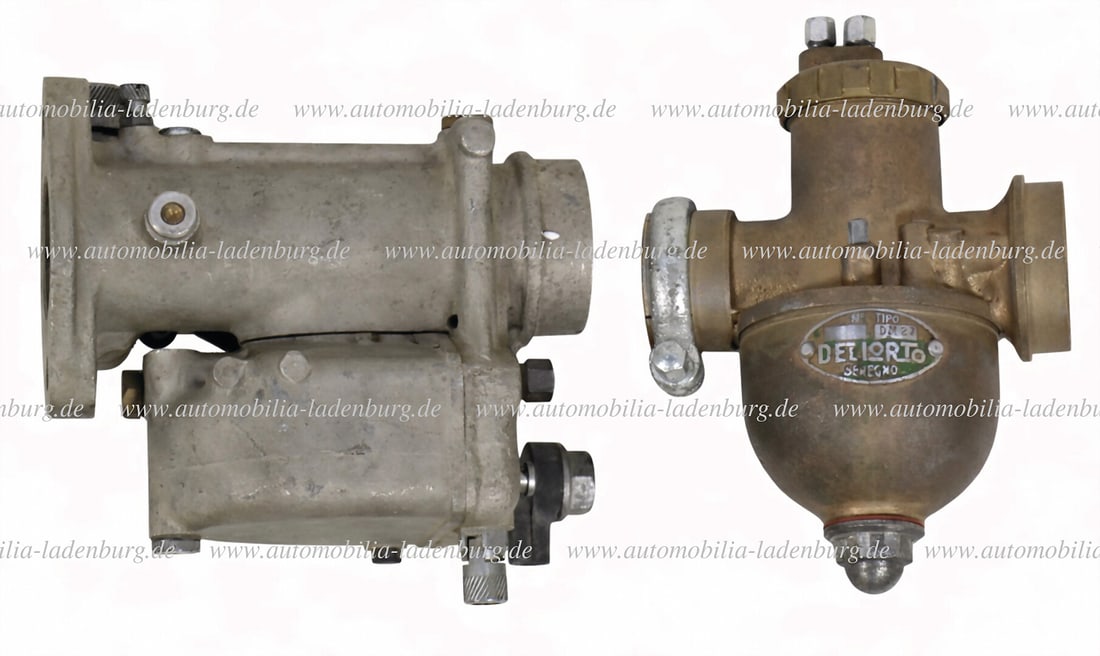 DELLORTO mixed lot of 2 pcs. Dell`Orto carburetors, including "DM 27" and "DVI 26", optically good (1 of 3)