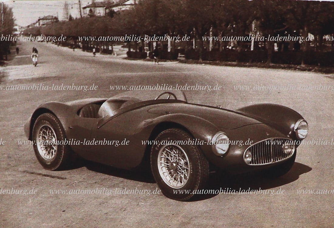 MASERATI Original factory press photo, Maserati A6GCS, 10,5x15cm German Description MASERATI (1 of 2)