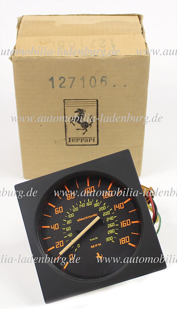 FERRARI Speedometer Ferrari Mondial RHD, miles and km/h display, (127196), in original box German (1 of 1)