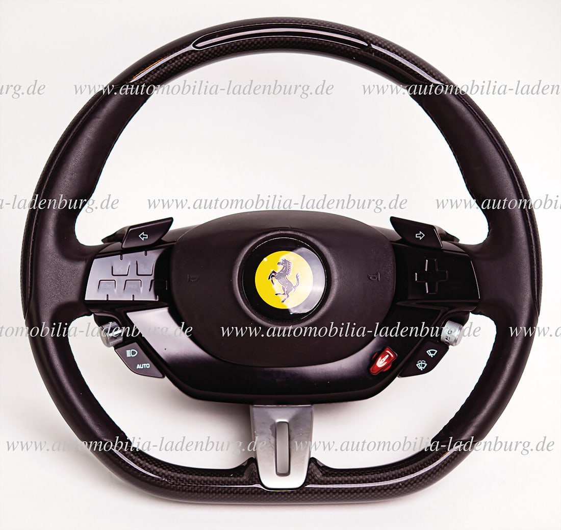 FERRARI Carbon fiber steering wheel Ferrari Purosangue, good condition German Description FERRARI (1 of 1)